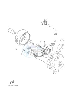 YFM250R YFM25RB RAPTOR 250 (1BTG 1BTH 1BTJ) drawing GENERATOR