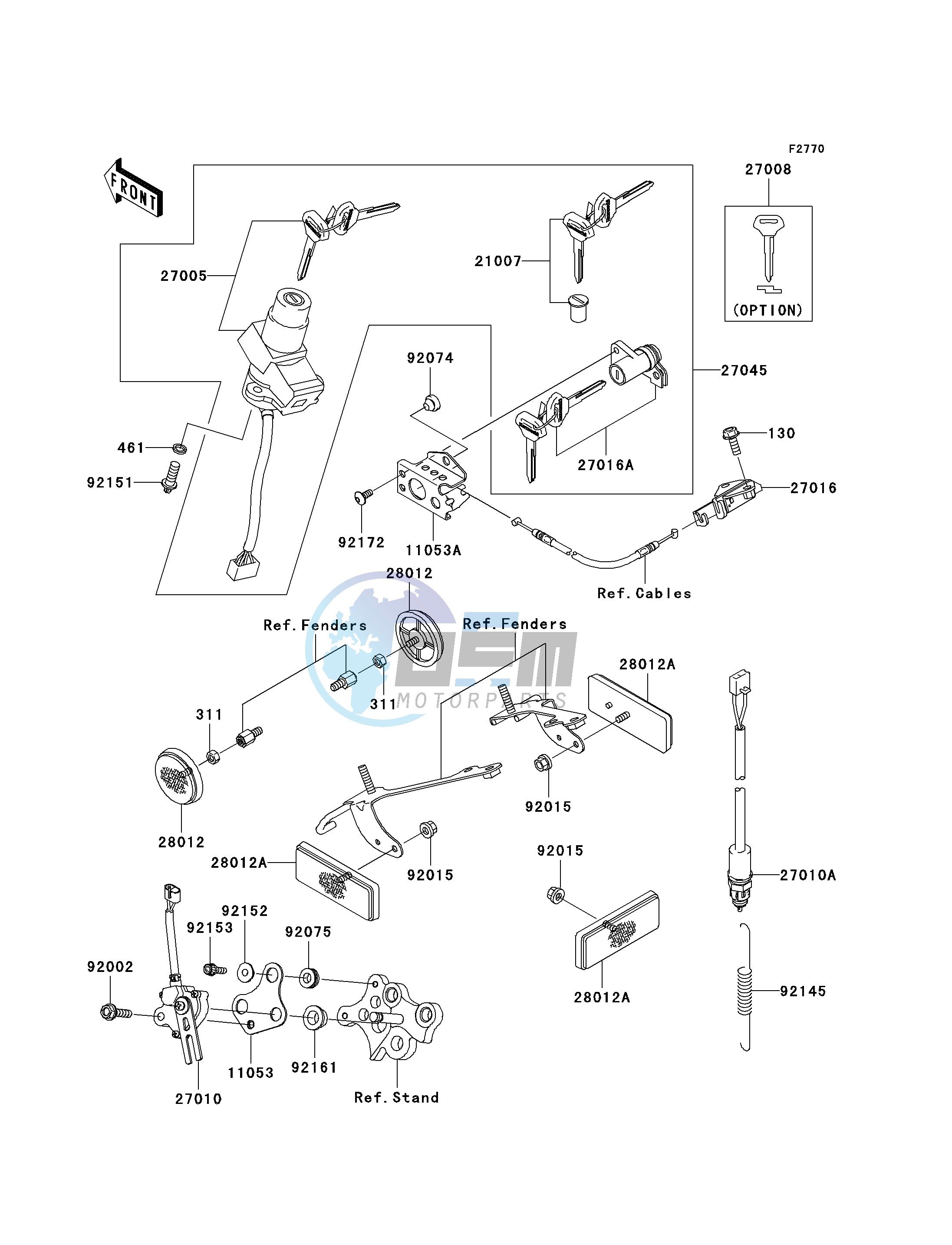 IGNITION SWITCH_LOCKS_REFLECTORS