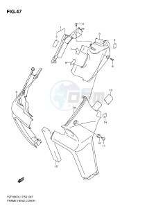 VZR1800 (E50) INTRUDER drawing FRAME HEAD COVER