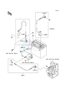 JET SKI 800 SX-R JS800A7F FR drawing Electrical Equipment