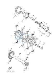 MT-09 MTN850-A (BS2G) drawing CRANKSHAFT & PISTON