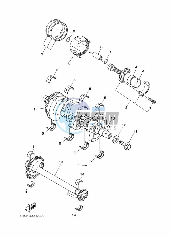 CRANKSHAFT & PISTON