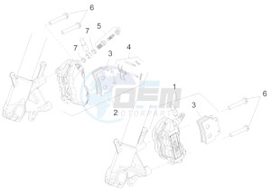 Shiver 750 PA (AA, JP, MAL, T) drawing Front brake caliper