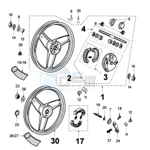 FOX LN BN drawing WHEELS