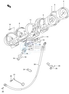 GS500 (P19) drawing SPEEDOMETER - TACHOMETER