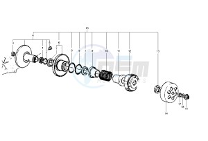 X9 200 drawing Driven pulley