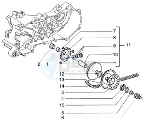 NRG 50 power DD drawing Driving pulley