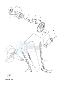 XT660Z TENERE (2BD3) drawing CAMSHAFT & CHAIN