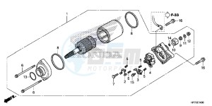 TRX420FPAD TRX420 Europe Direct - (ED) drawing STARTING MOTOR