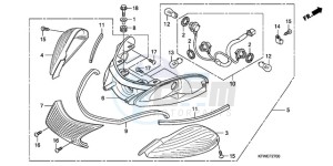 SH300A9 Europe Direct - (ED / ABS) drawing REAR COMBINATION LIGHT