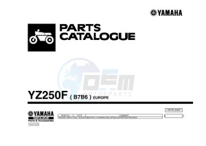 YZ250F (B7B6) drawing Infopage-1