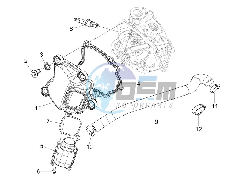 Cylinder head cover