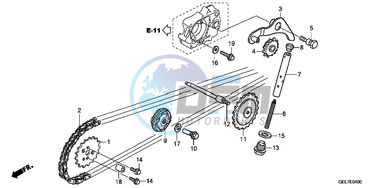 CAM CHAIN/TENSIONER