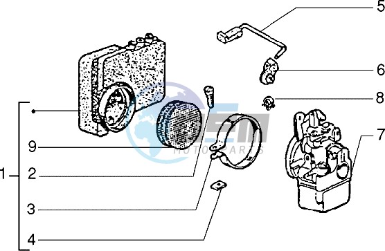 Carburettor component parts