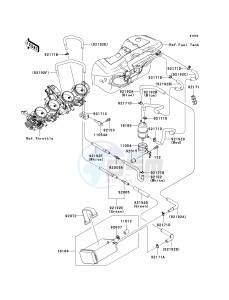 KRF 750 F [TERYX 750 4X4 NRA OUTDOORS] (F8F) C9F drawing FUEL EVAPORATIVE SYSTEM -- CA- -