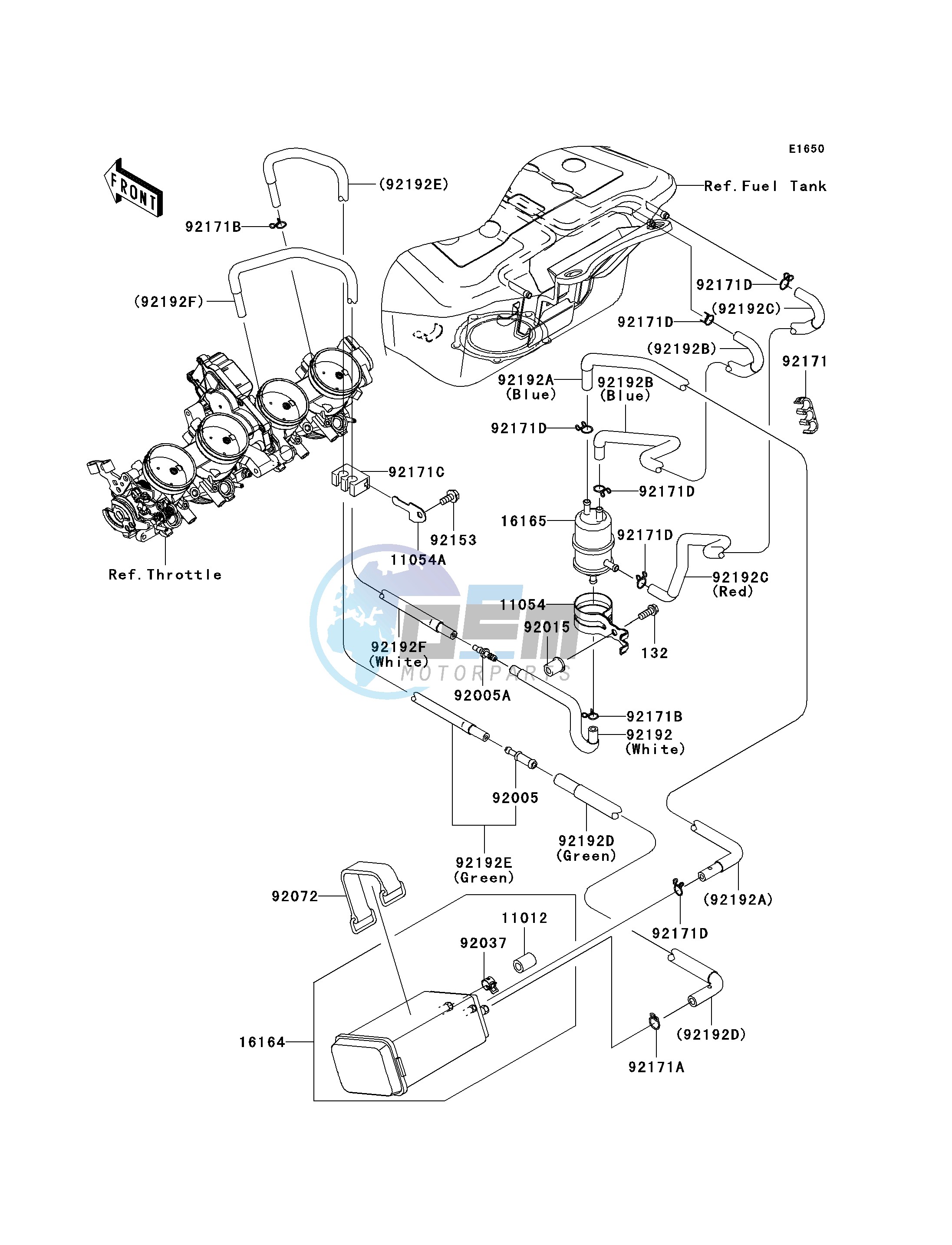 FUEL EVAPORATIVE SYSTEM -- CA- -