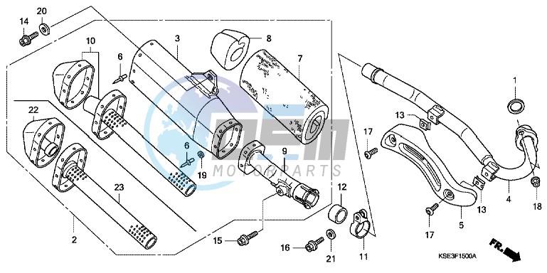 EXHAUST MUFFLER