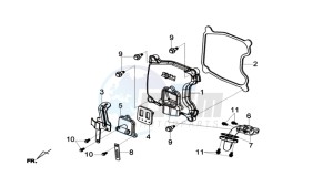 MAXSYM 600I ABS drawing CYLINDER HEAD COVER