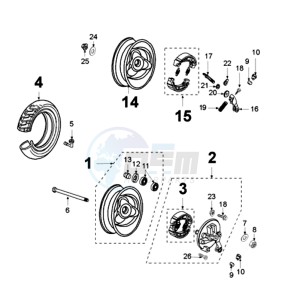 LUDIX 10 RBA ONE drawing WHEELS