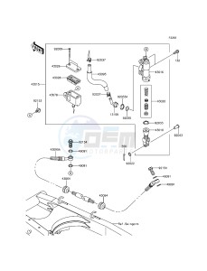 KLX125 KLX125CFF XX (EU ME A(FRICA) drawing Rear Master Cylinder