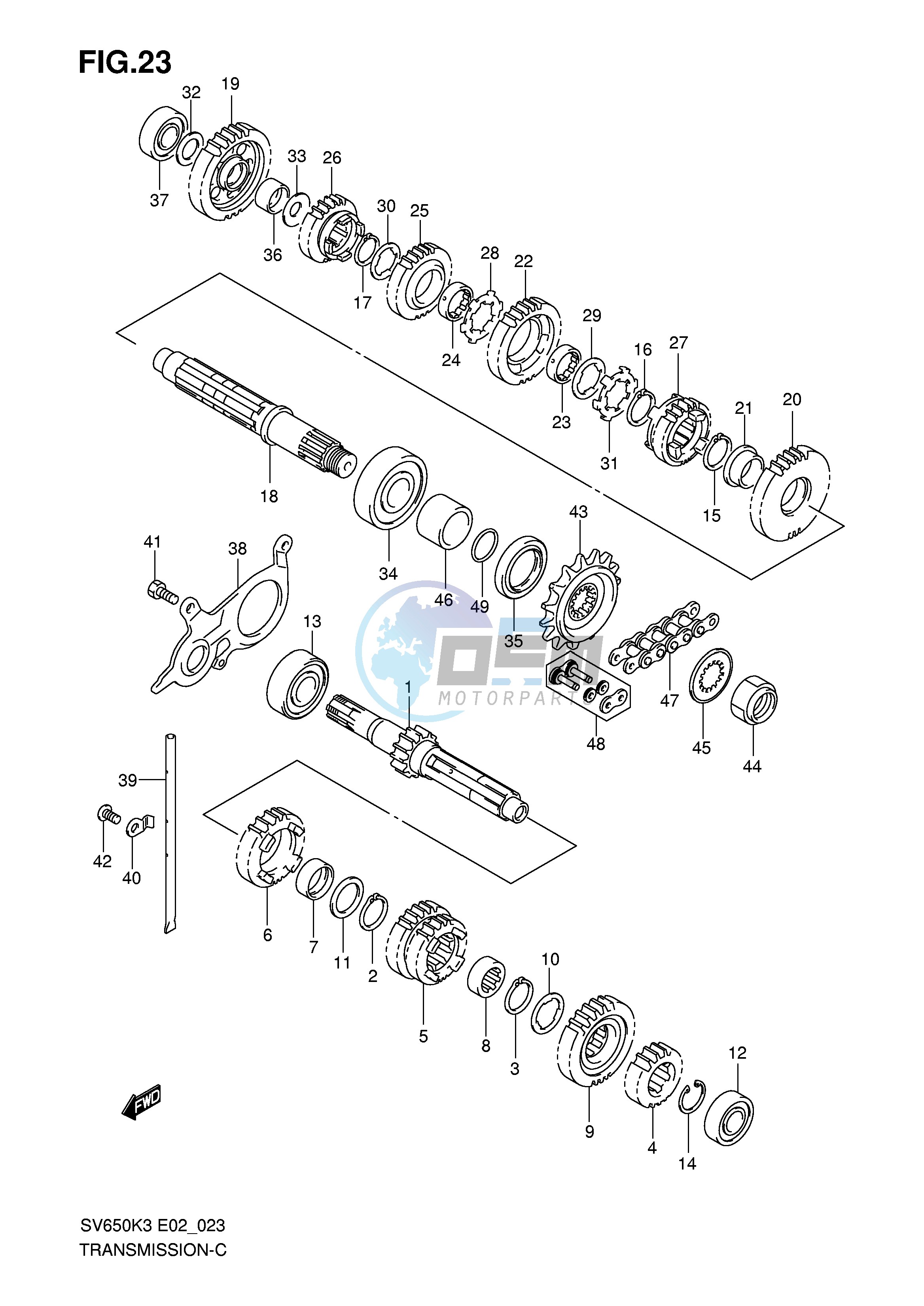 TRANSMISSION (MODEL K3)