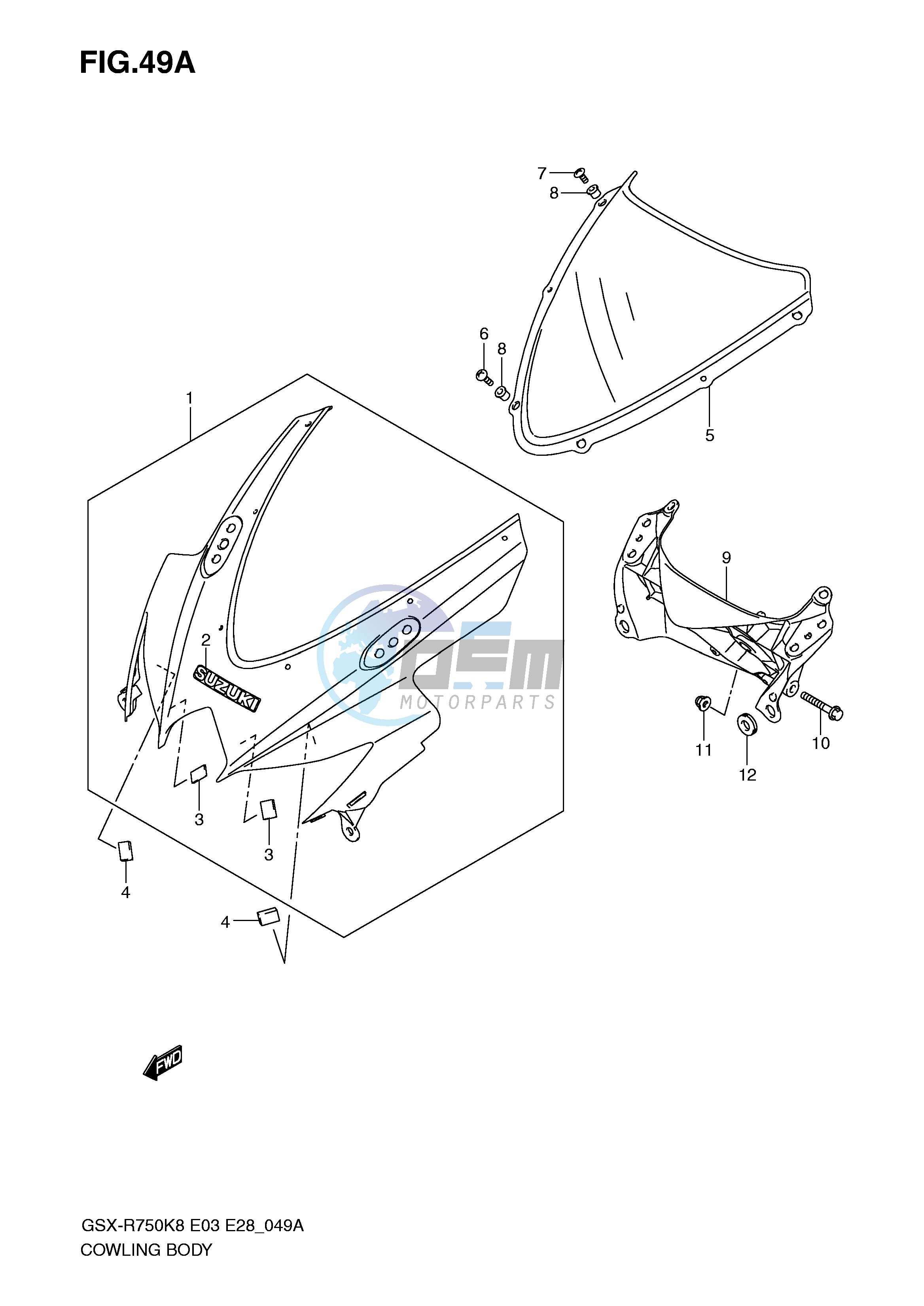 COWLING BODY (MODEL K9)