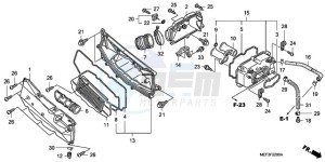 FJS400D9 ED / 2ED drawing AIR CLEANER