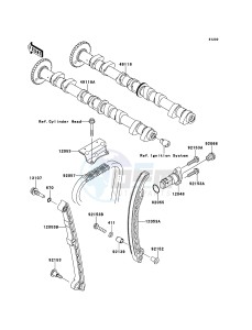 JET SKI ULTRA 300LX JT1500JCF EU drawing Camshaft(s)/Tensioner