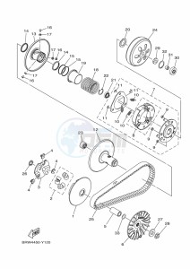 CZD250-A  (BFR2) drawing CRANKCASE COVER 1