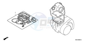 CRF100F9 Australia - (U) drawing GASKET KIT A