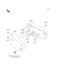 VN 1500 B [VULCAN 88 SE] (B1-B3) N8F drawing SIDE COVERS