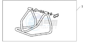 CB600FAC drawing REAR PADDOCK STAND