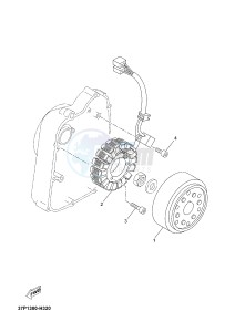 YP125RA (ABS) X-MAX 250 ABS (2DL6 2DL6 2DL6 2DL6) drawing GENERATOR