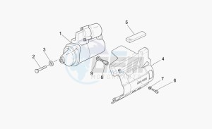 Norge 1200 IE 1200 IE drawing Starter motor