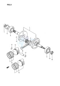 LT-F250 (E3) drawing CRANKSHAFT