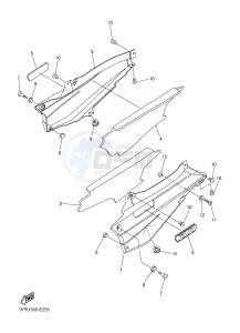 FJR1300A FJR1300A ABS (1CYJ) drawing SIDE COVER