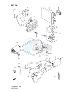 DL650 drawing ELECTRICAL (DL650L1 E19)