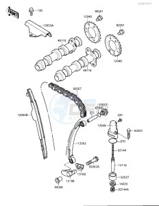 EX 250 F [NINJA 250R] (F2-F4) [NINJA 250R] drawing CAMSHAFT-- S- -_TENSIONER