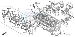 CBF1000T9 Europe Direct - (ED) drawing CYLINDER HEAD