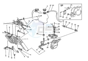 MITO EV 125 drawing COOLING SYSTEM