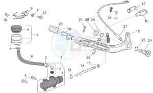 Griso S.E. 1200 8V USA-CND drawing Rear master cylinder