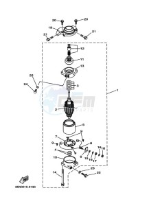 D150H drawing STARTER-MOTOR