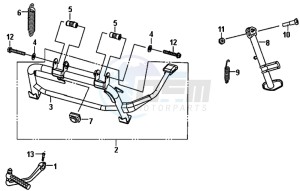 CROX 50 (AE05W6-NL) (L5-M1) drawing MAIN STAND /SIDE STAND/ KICKSTARTER PEDAL