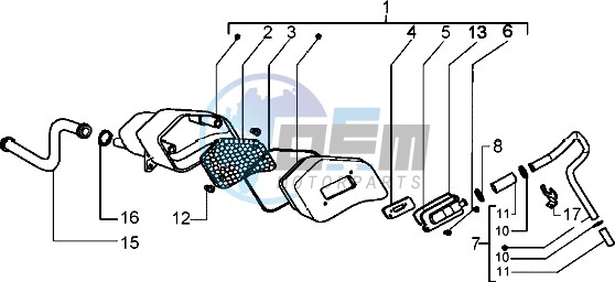 Secondairy air box