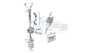 SENDA HYP DRD EVO - 50 CC VTHSR2D1C. EU2 drawing CARBURETOR MY08