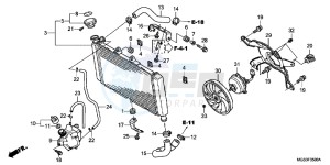 NC700XDD NC700X Dual Cluth ABS 2ED - (2ED) drawing RADIATOR