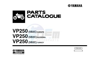 VP250 X-CITY (5B2C 5B2C 5B2C) drawing .1-Front-Page