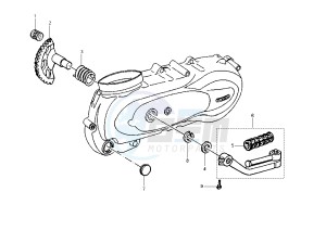 Hexagon 125-150 drawing Kick starter Lever