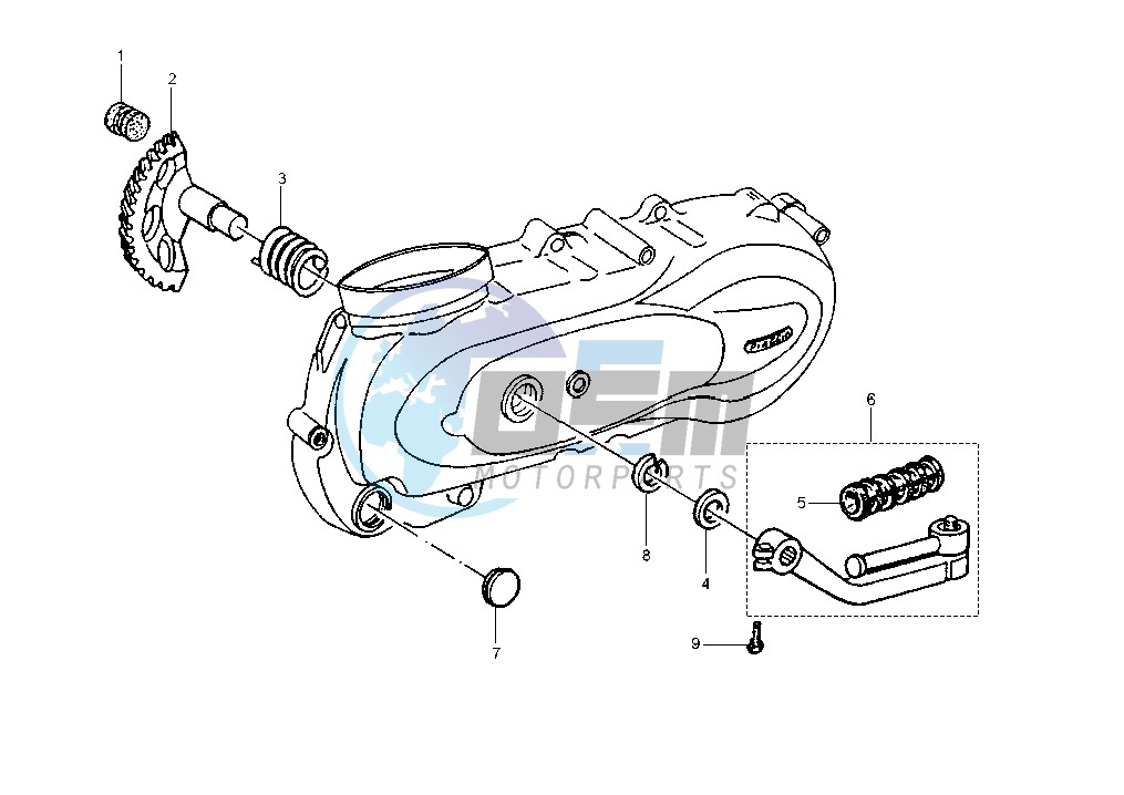 Kick starter Lever