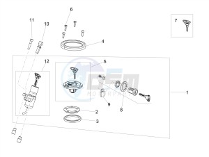 SX 125 E4 (APAC) drawing Locks